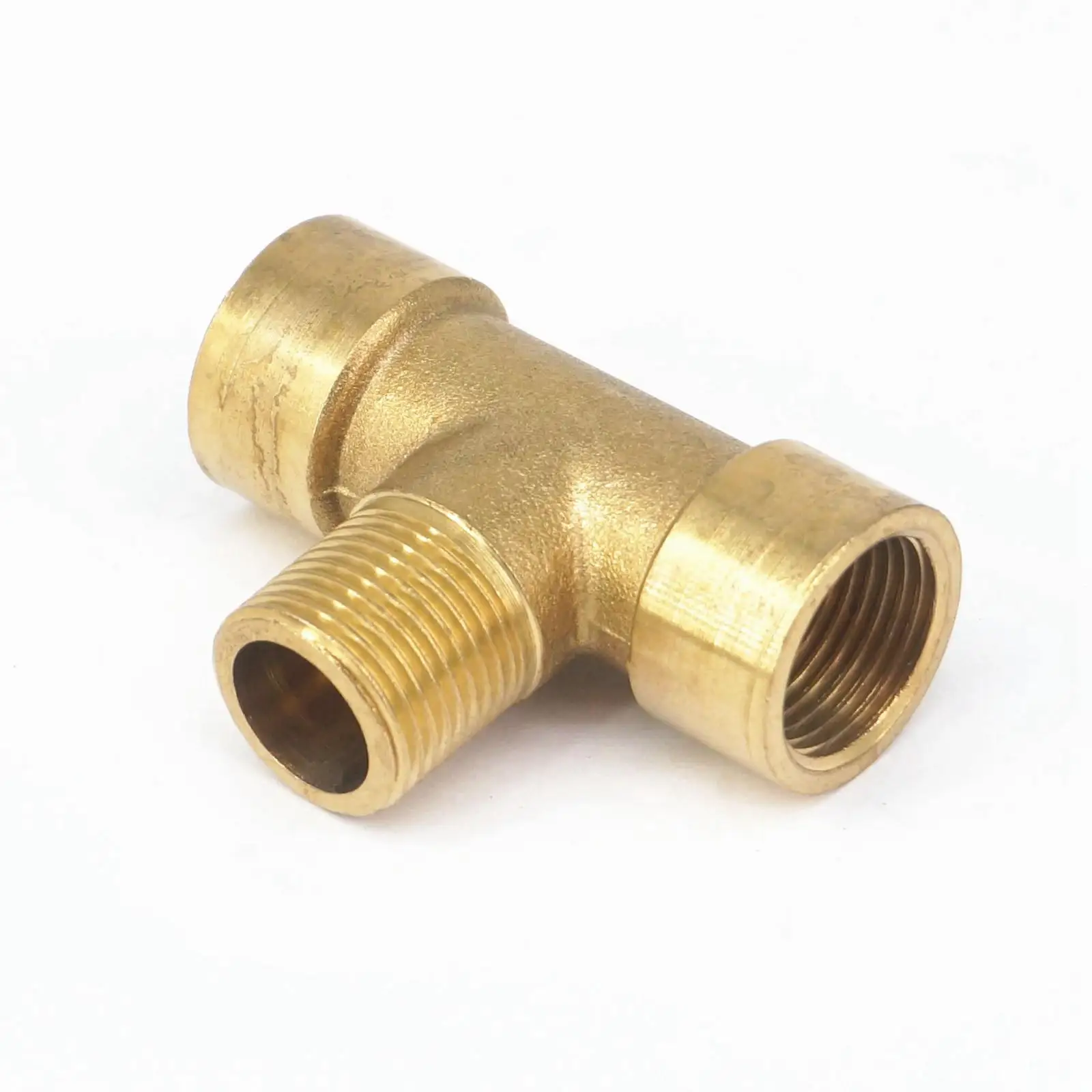 3/8 &quotBSP Female Male тройник 3 ходовой латунный сплиттер труба фитинг вода газ масло 8