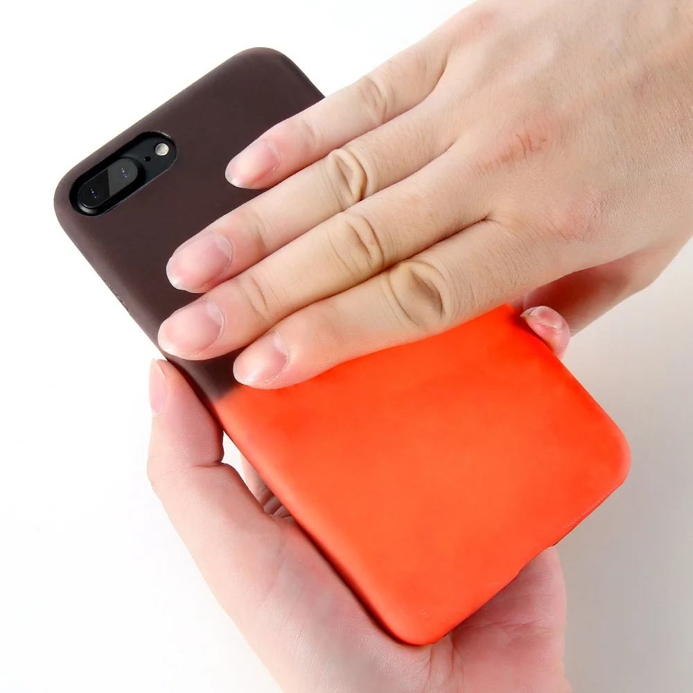 KISSCASE температурный чехол для iPhone 8 7 6 S Plus ультра тонкий телефон с тепловым