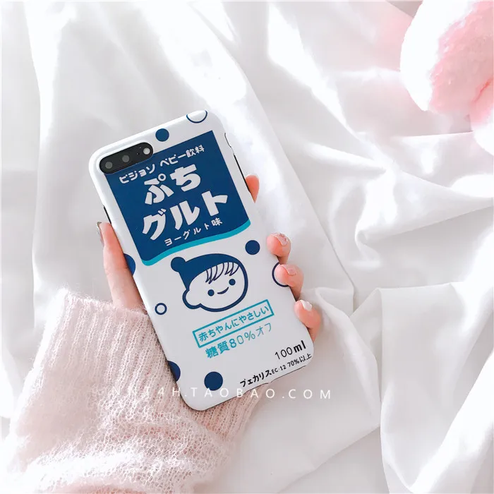 Kawaii японский чехол для телефона с буквенным принтом iPhone 7 Puls 6 6S 8 X Xs XR max милые