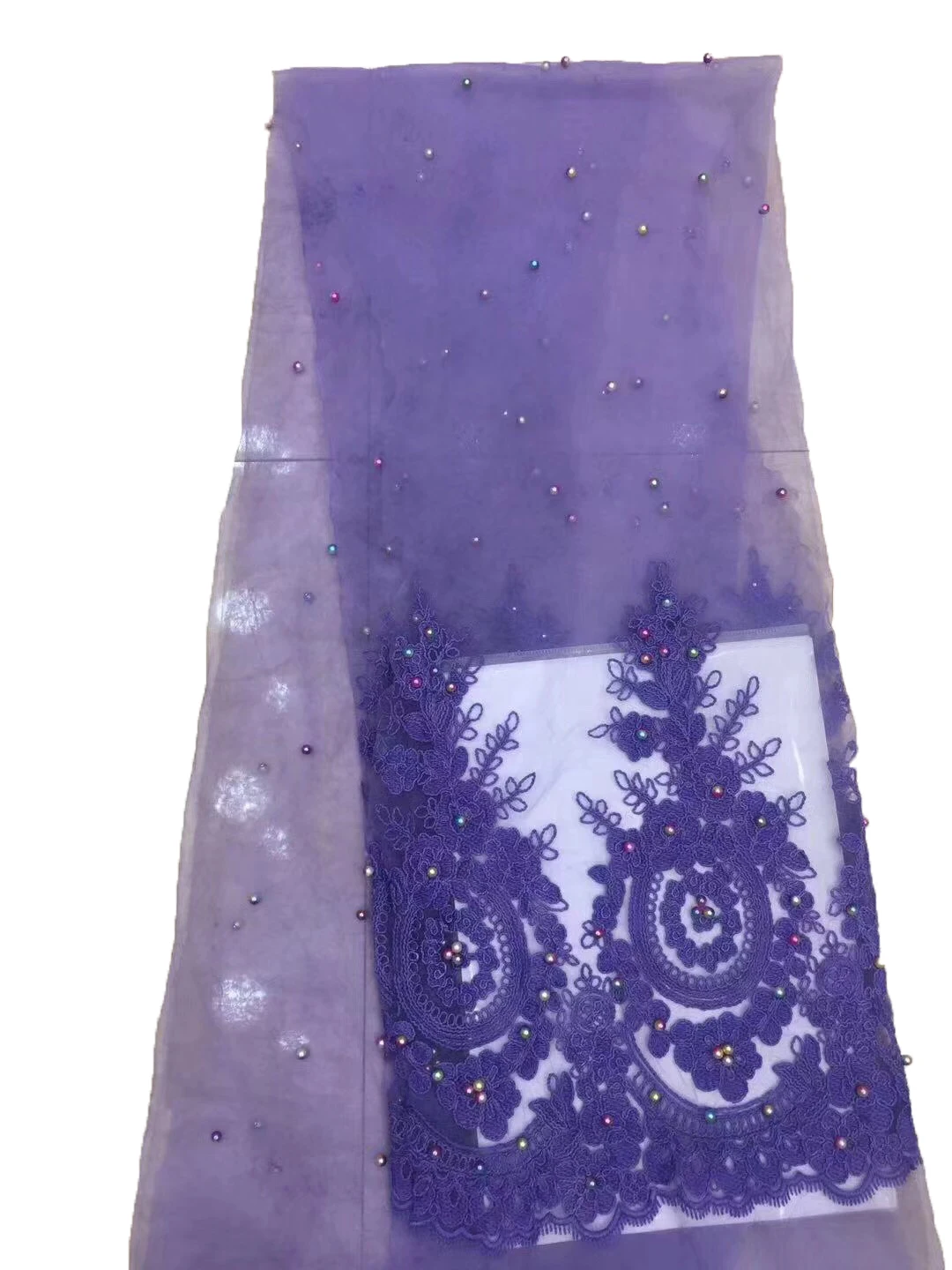 5yards Purple Lace Newest Design African Fabric High Quality Embroidery Net For Wedding Nigeria Women Dresses dp | Дом и сад