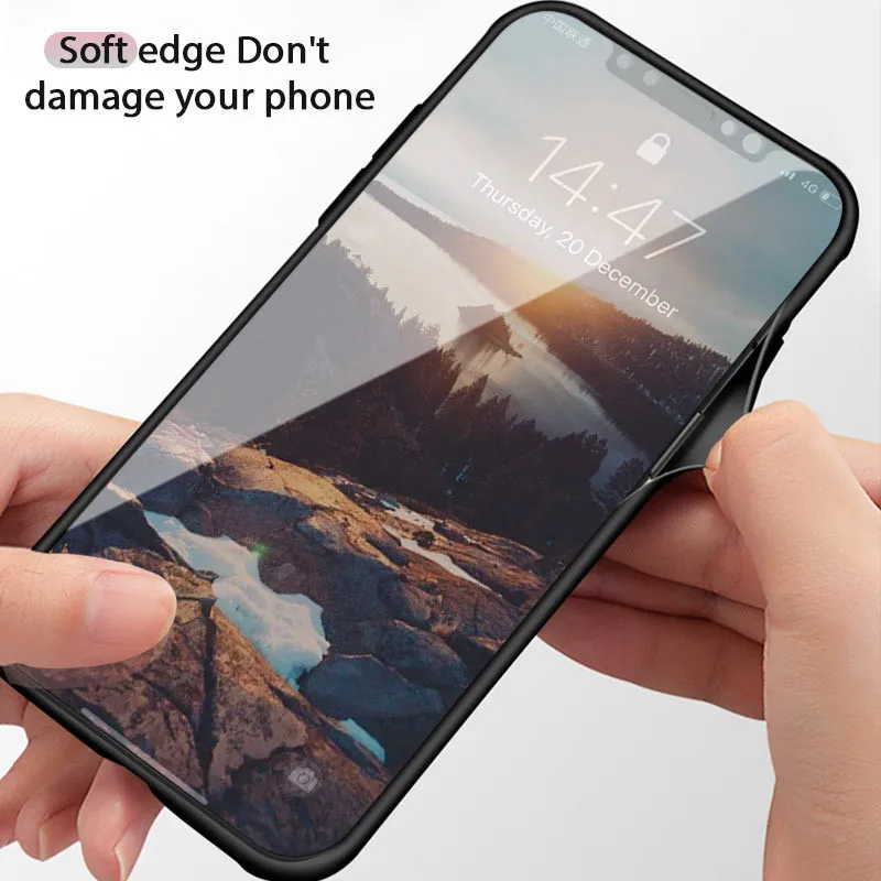 USLION Tempered Glass Back Case for iPhone XR XS Max X 8 Plus Starry Sky Stars Phone Cases 7 6 6s Hard Cover |