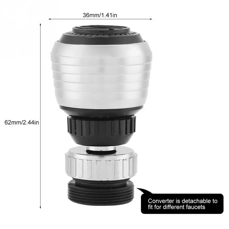 Аэратор для кухонной и ванной комнаты регулируемый на 360 градусов фильтр
