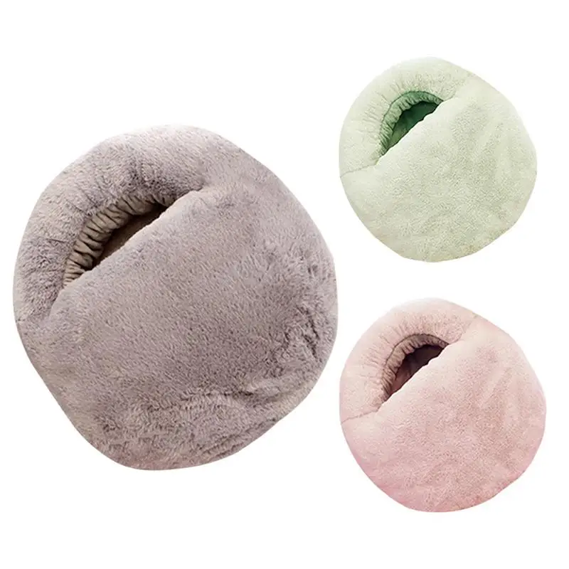 Теплые зимние тапочки с подогревом для больших ног теплый однотонный USB