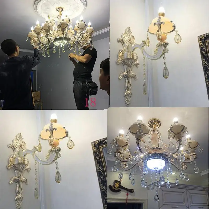 Подвесной светильник в скандинавском стиле с кристаллами Decoracao Para Casa Lampen