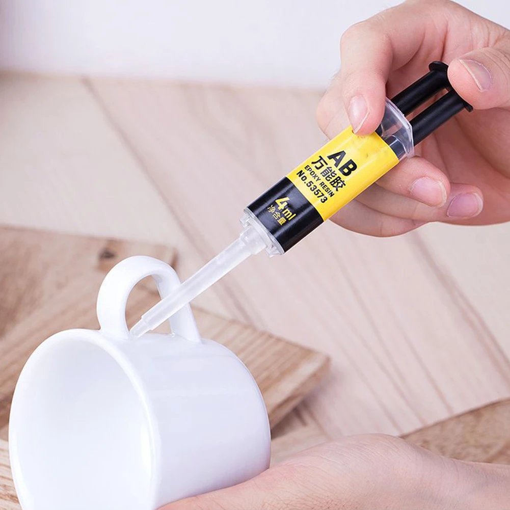 Супер жидкий клей AB для офиса и дома качество 4 мл 2 минуты отверждения стекло