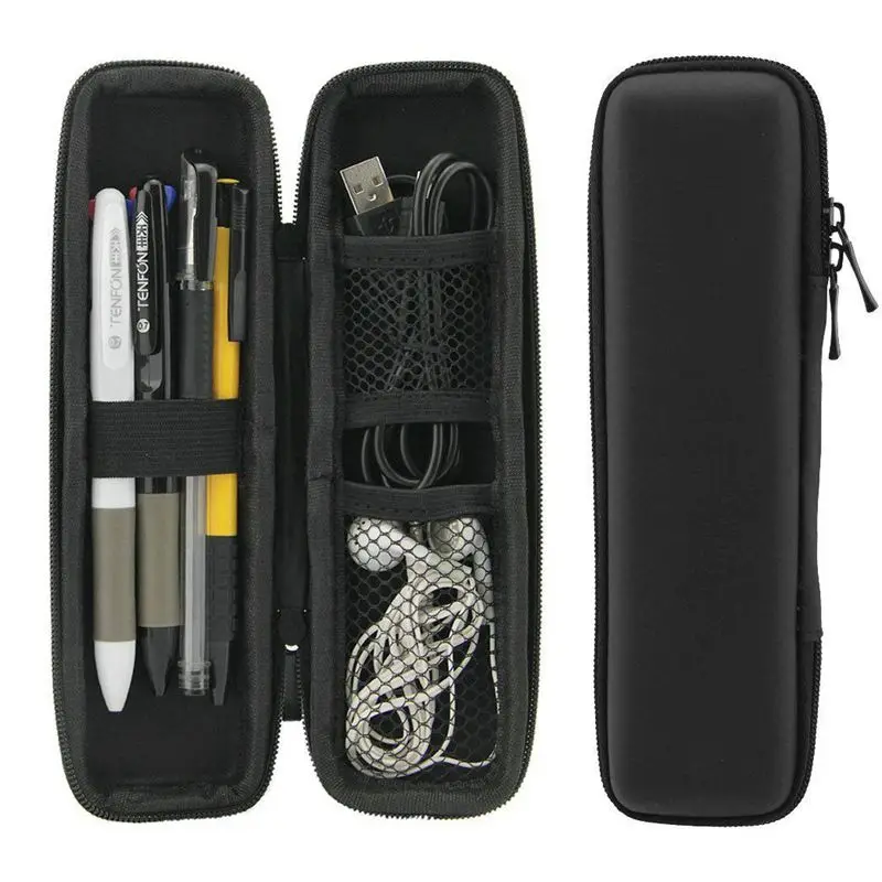 

Black EVA Hard Shell Stylus Pen Pencil Case Holder Protective Carrying Box Bag Storage Container for Pen Ballpoint Pen Stylus