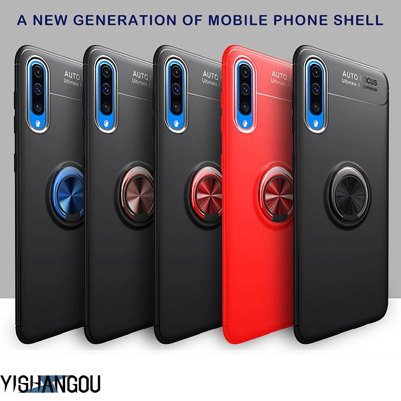 YISHANGOU магнитное кольцо Пряжка Чехол для телефона для samsung Galaxy для M30 20 10 A20 30 40 50 A7 A9 A9S Мягкий силиконовый чехол