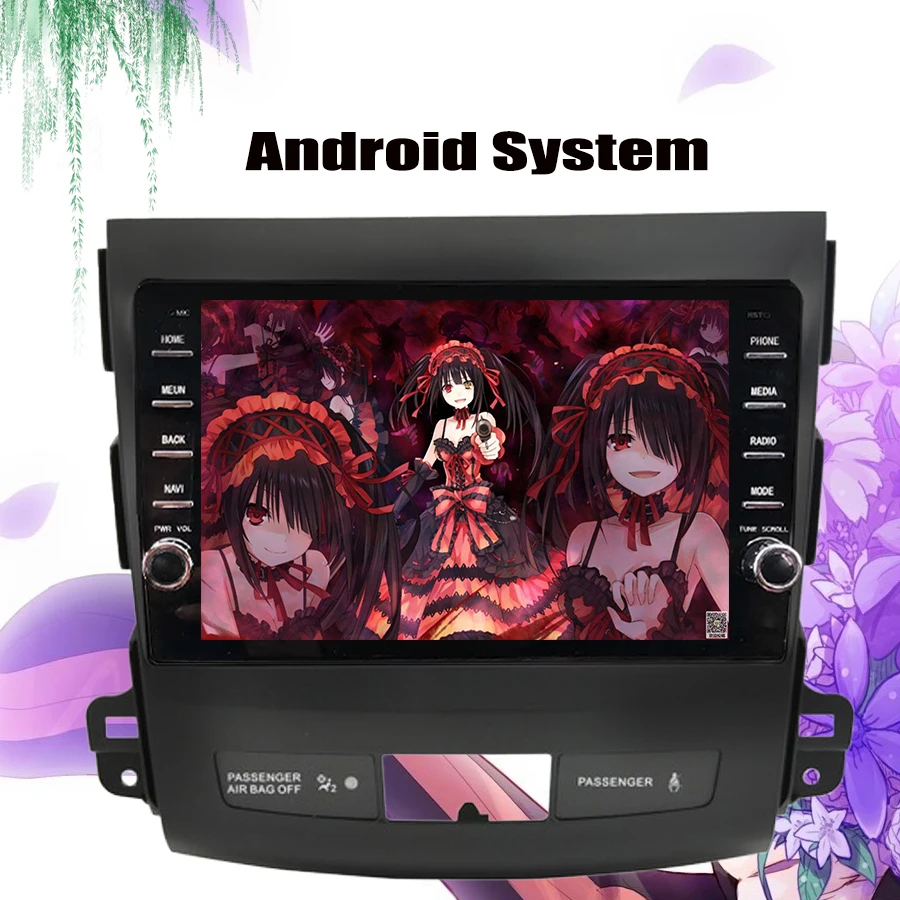 8 ядер &quotAndroid 10 0 автомобильный dvd радио GPS навигация Мультимедиа для Mitsubishi Outlander 2006