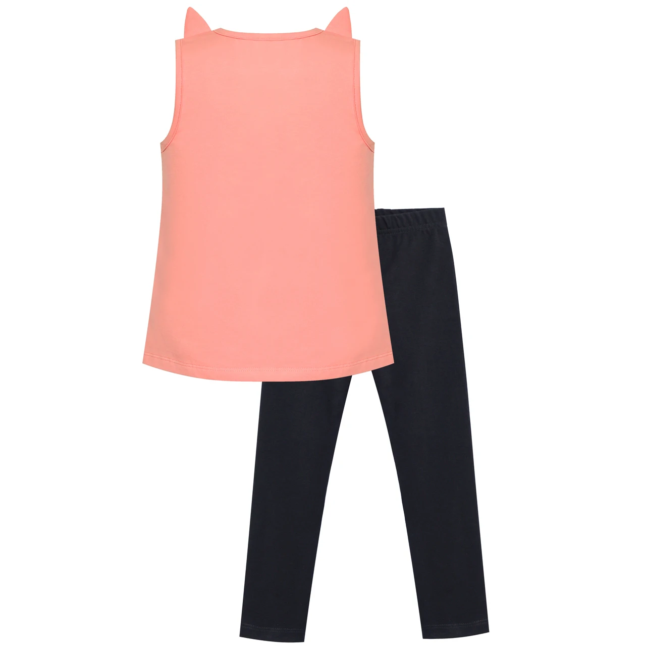 Sunny Fashion платья для девочек Девочки Комплект одежды тройник и Штаны Лиса Вышитый