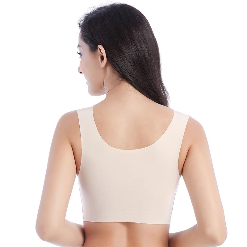 WANAYOU, M-4XL размера плюс, высокие эластичные спортивные бюстгальтеры для женщин, без косточек, мягкий бюстгальтер для тренажерного зала, фитнеса, бега, йоги, бесшовный спортивный топ для сна
