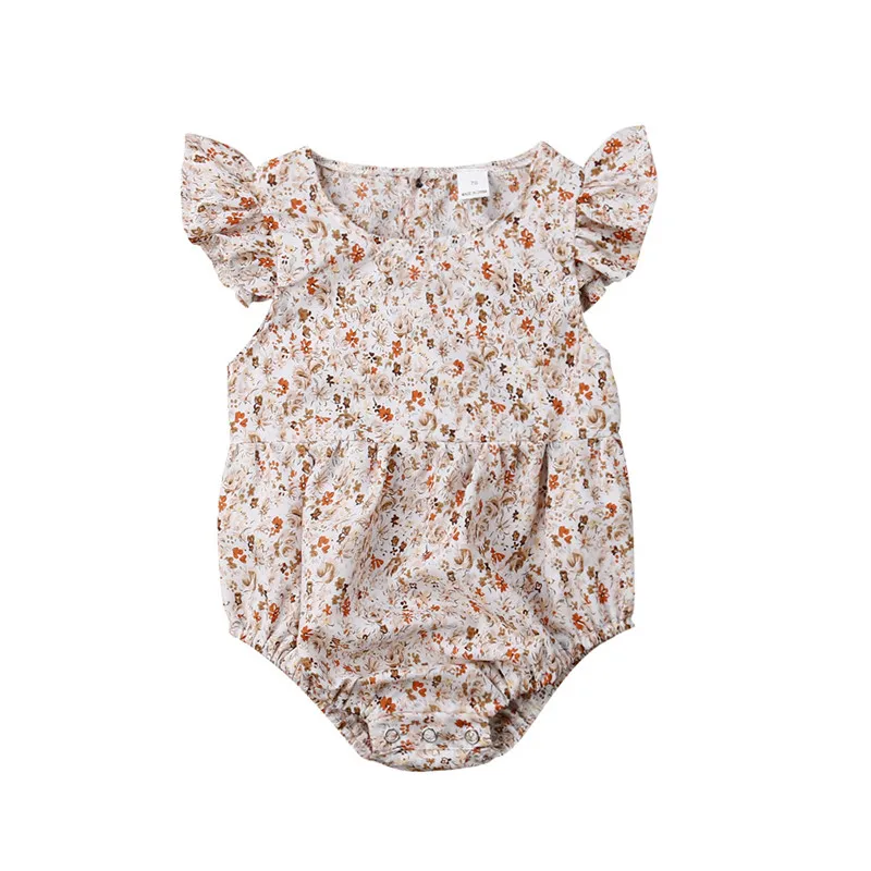 

Боди для новорожденных девочек pudcoco, хлопковое боди с рукавами-фонариками и оборками