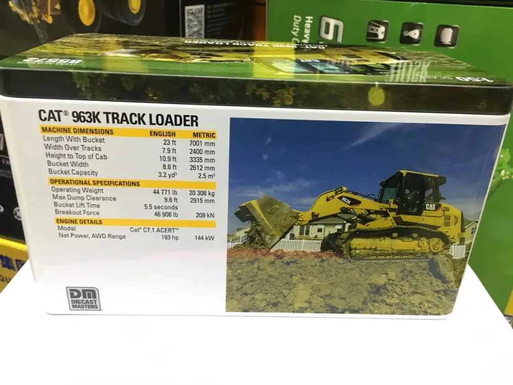 Бренд Diecast Masters 1/50 весы Caterpillar Cat 963K трек погрузчик-бульдозер литьё под давлением