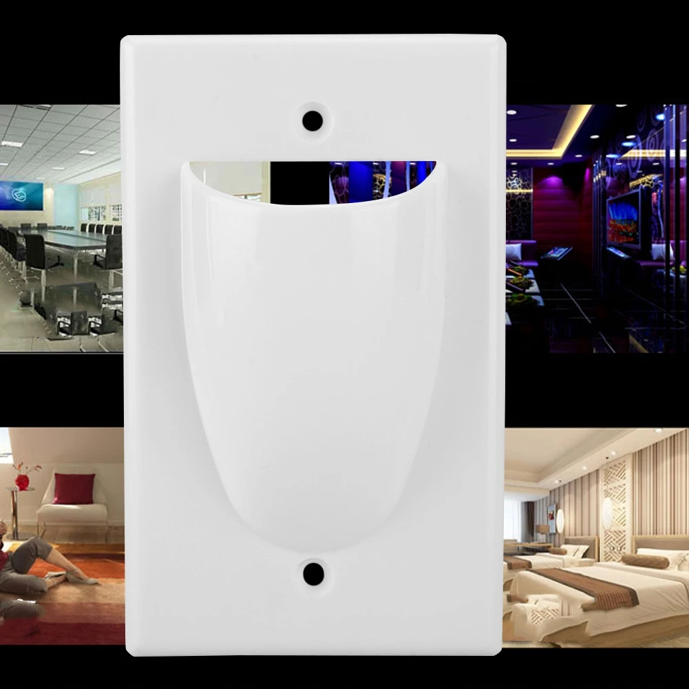 Dust Prevention ABS Wall Face Plate Mount Socket Cover Wiring Faceplate Applicable for engineering wiring | Электроника