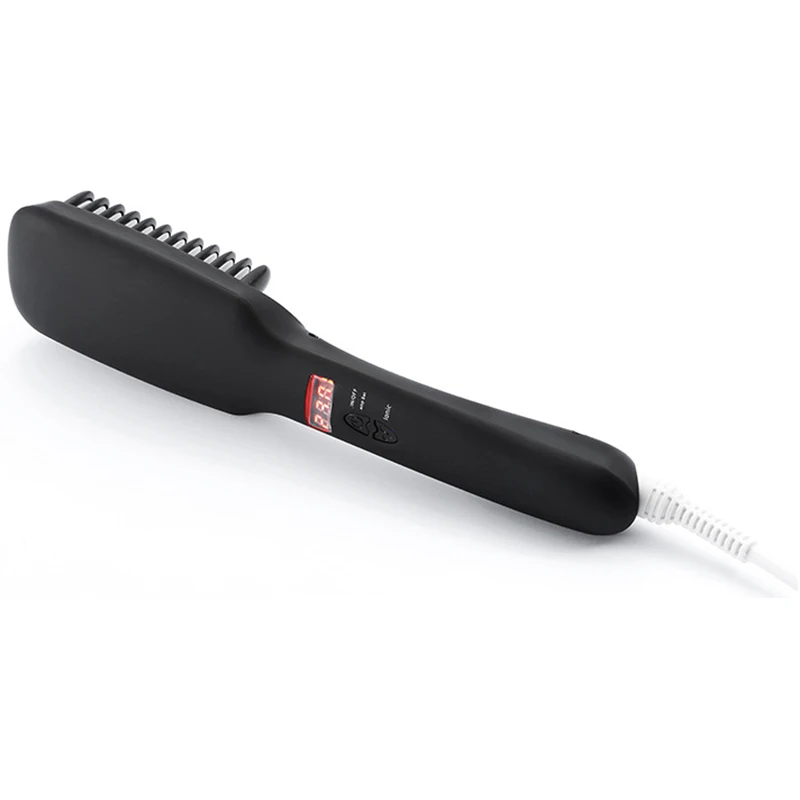 Выпрямитель для волос щетка Электрический паровой спрей ЖК дисплей быстрый