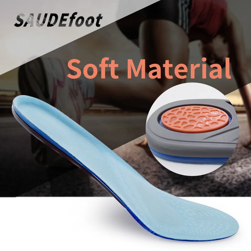 Running summer Insoles Orthopedic Heel-Deep shock absorption Arch-Reinforces arch support Triple Sport shoes Pads