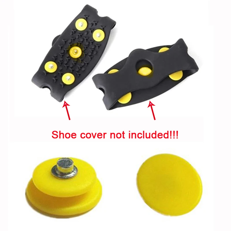 10 шт. зажимы для обуви Нескользящие обуви|Шипы и кошки обуви| |