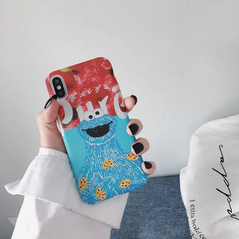 Модный чехол для мобильного телефона с милым мультяшным принтом allinos IPhone X XS XR XSMax 8