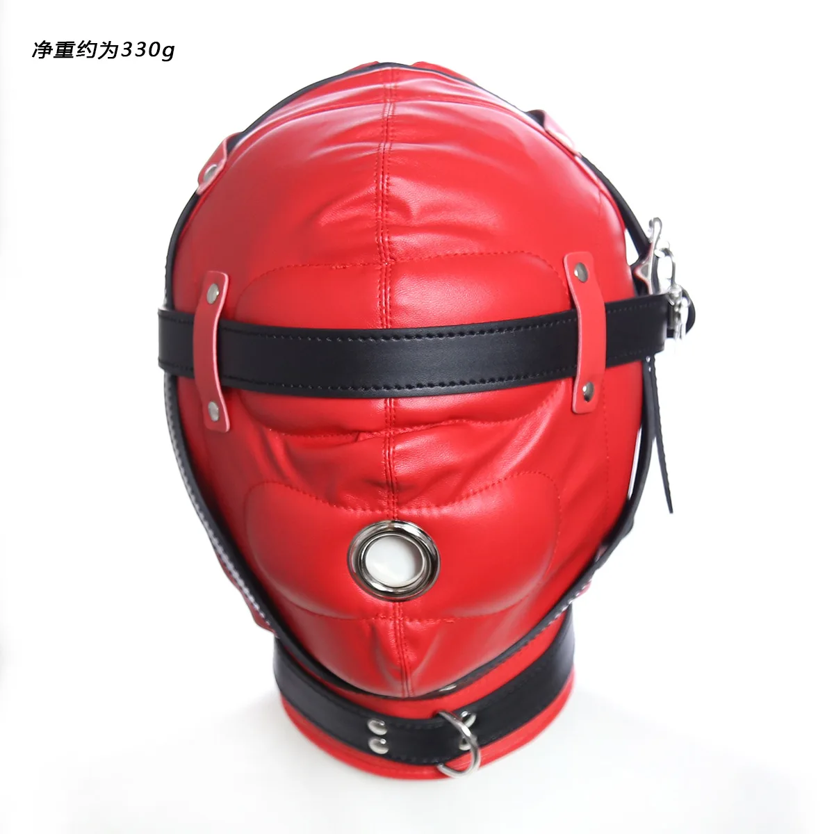 Маска Bdsm секс рабыня капот связывание ограничения БДСМ Связывание PU Фетиш маска