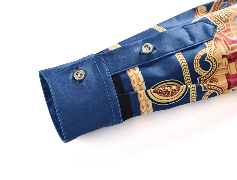 Мужские рубашки с 3d цветочным принтом Гавайские повседневные приталенные