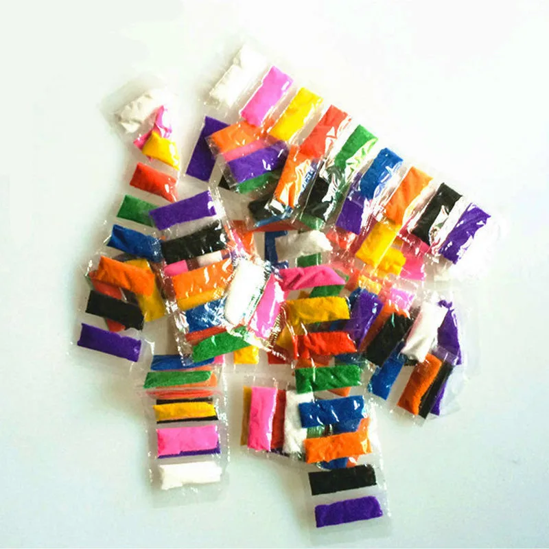 10pcs DIY 9 Color Painting Professional Colorful Kids Backup Sand Bar Children's Learning Educational Drawing Toy Unisex |