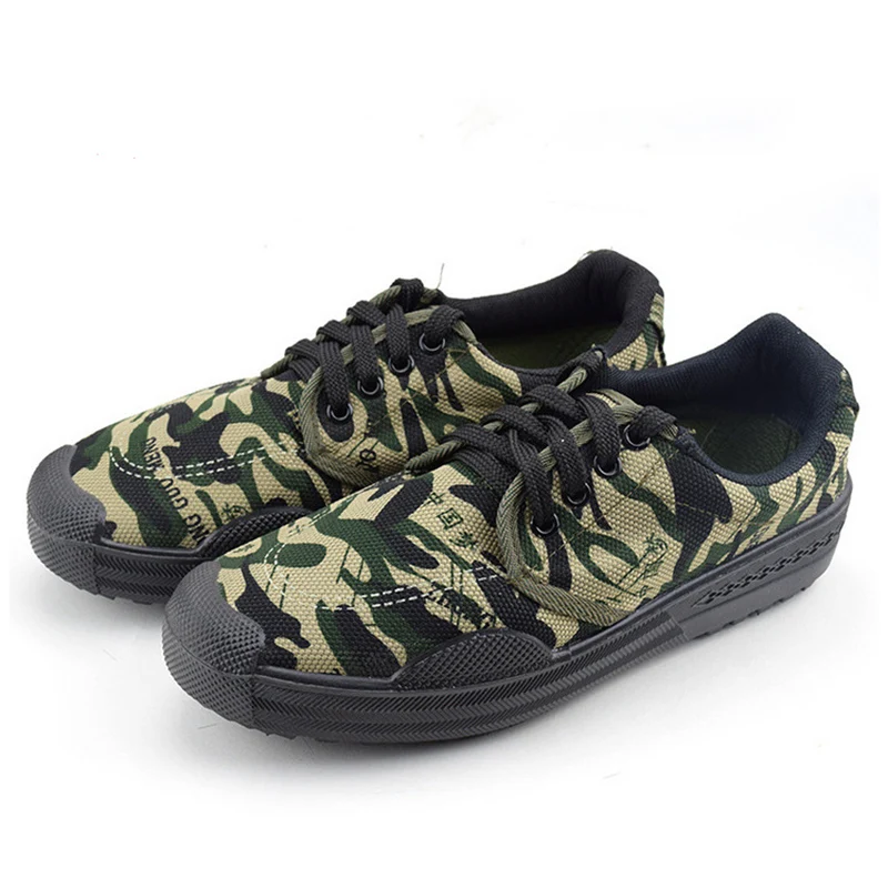 UPUPER Brand Canvas Shoes Men Breathable Non-slip Men's Casual Outdoor Wear Resistant Camouflage Working for Male | Обувь