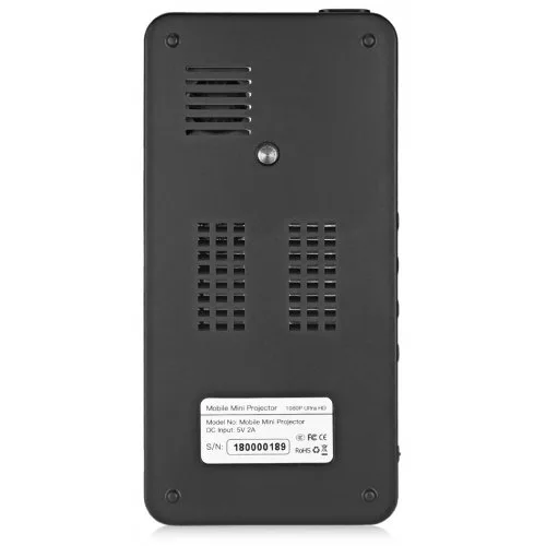 Карманный проектор DLP LED 100 ANSI люмен WiFi поддержка 1080P HD с USB Micro SD и 3 5 мм аудио для iPhone