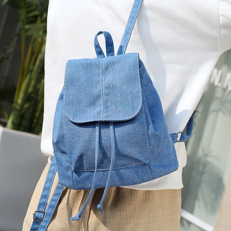 MYTL новый холщовый женский рюкзак на шнурке школьные сумки для девочек подростков