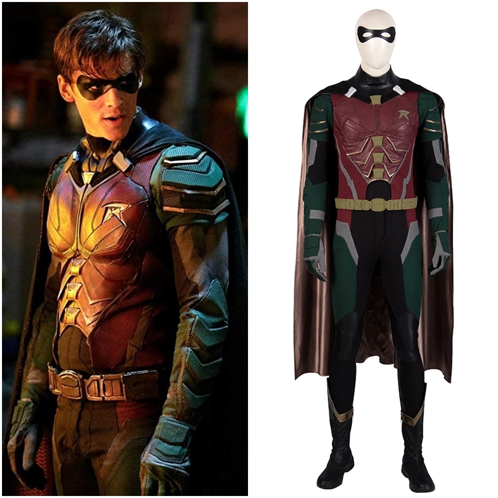 Диком Грейсоном костюм NightWing Для мужчин наряды на Хэллоуин возраст от двух до