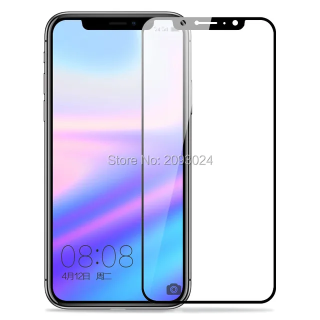 Переднее 3D закаленное стекло для Xiaomi Mi 8 Pro с двойным дисплеем полное покрытие