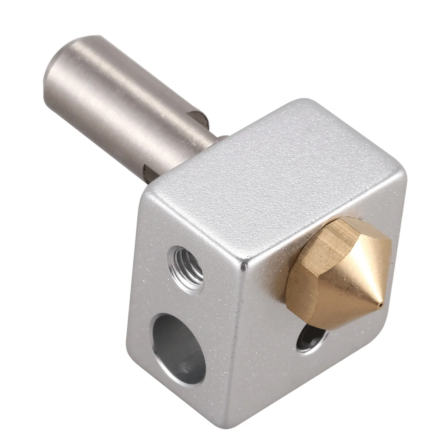 MK10 Hotend Kit для 3D принтера | Сопло M7 и горловина с трубкой из ПТФЭ алюминиевым блоком