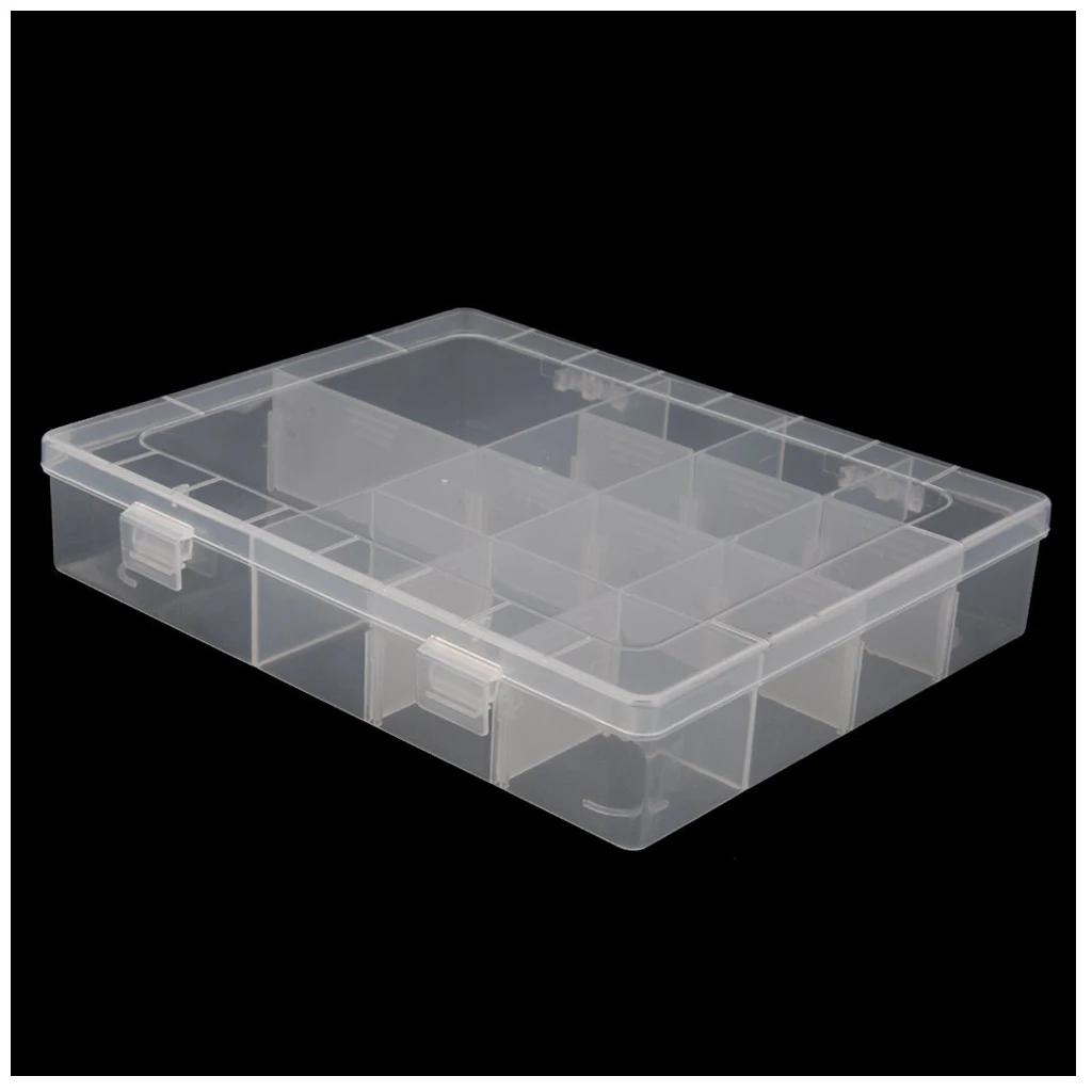 14 отсеков чехол для хранения ювелирных изделий из пластика | Украшения и