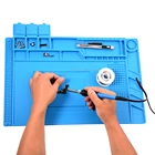 AFBC S-160 45x30 см Теплоизоляционный силиконовый коврик Настольный коврик поддерживающая платформа для BGA паяльная ремонтная станция с магнитной S