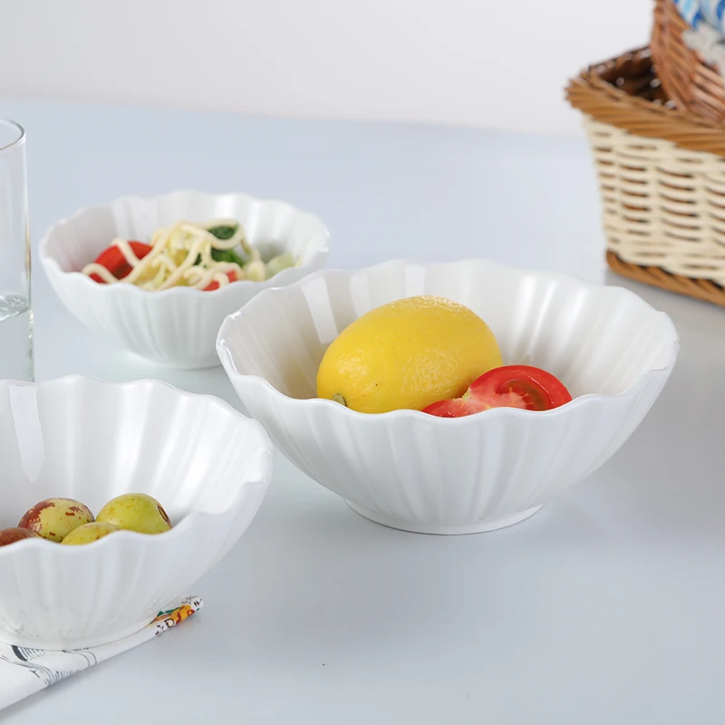 Креативная керамическая плитка чистого белого цвета подходит для термостойкой