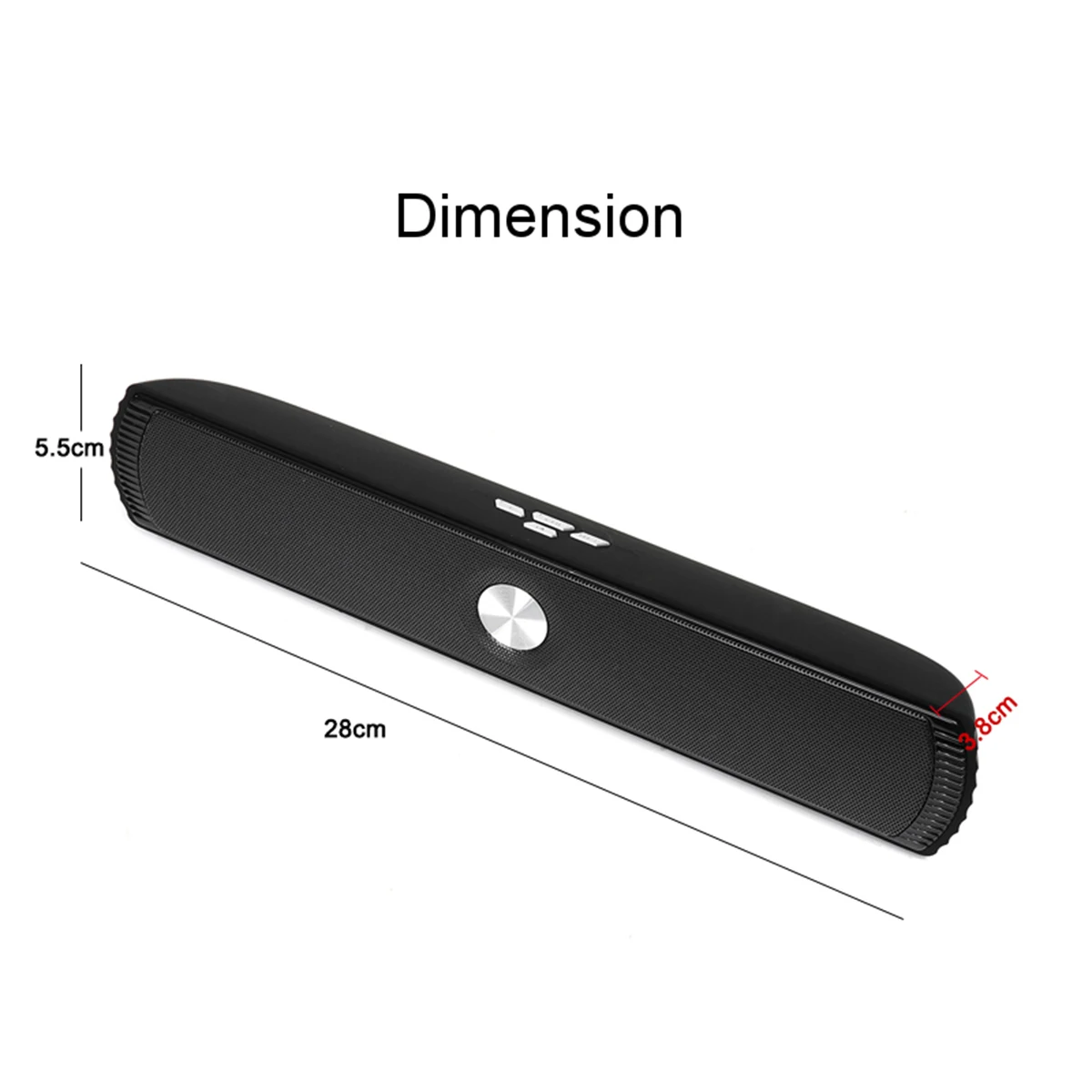 LEORY D007 красочный свет беспроводной стерео bluetooth Саундбар Домашний Настольный