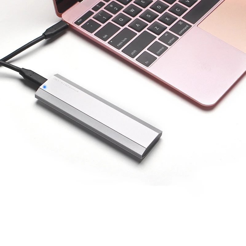 Nvme Pcie M.2 Ssd к Usb 3 1 Type C 10 Гбит/с внешний алюминиевый корпус охлаждения 2242 2280 Pci E M2 M Key