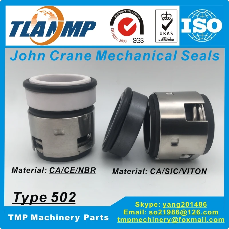 Тип 502 30 502/30 J Crane TLANMP механические уплотнения (материал: CA/SIC/VIT CA/CE/NBR) | эластомерные