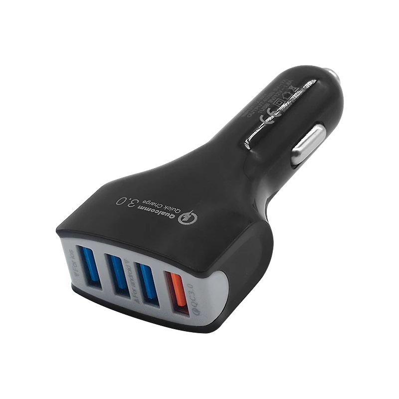 Быстрое зарядное устройство Summerfish 3 0 автомобильное 7A QC3.0 Turbo быстрая зарядка 4USB