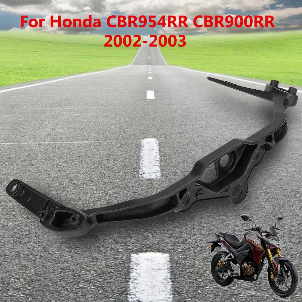 Держатель для передних фар HONDA CBR954RR CBR900RR 2002 2003 CBR 900 954 черный предварительно