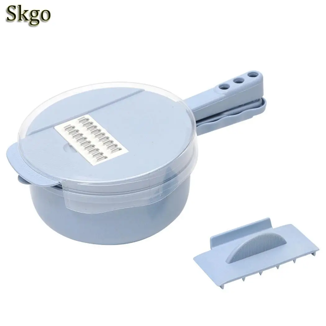 Многоцелевой ежедневный кухонный розовый набор ножей для овощей резак синие