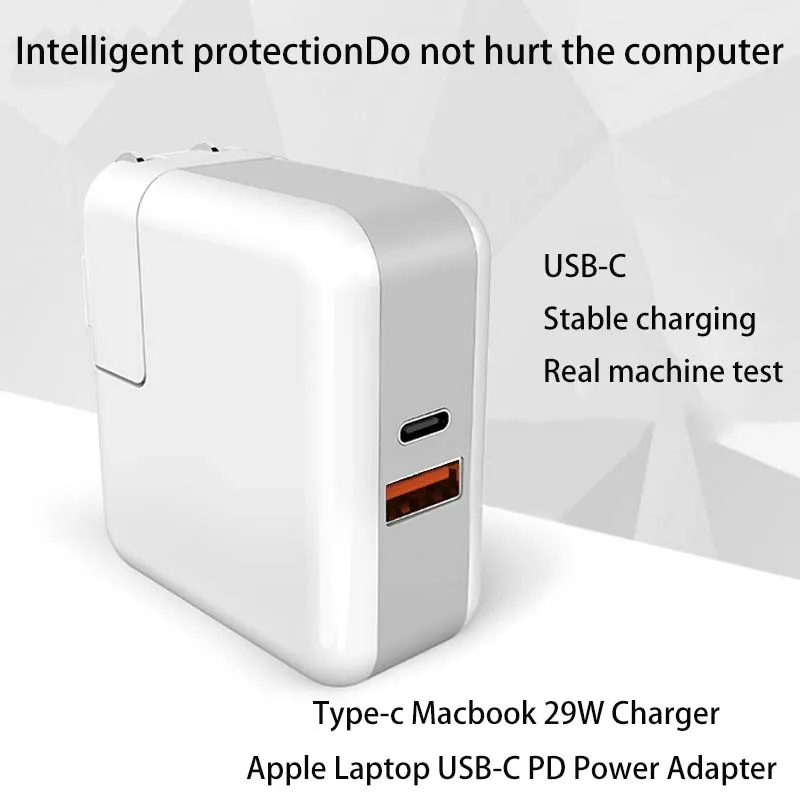 QC3.0 зарядное устройство type C PD для Apple Iphone8/X/PLUS/Mac Book huawei mate notebook складное двойное U