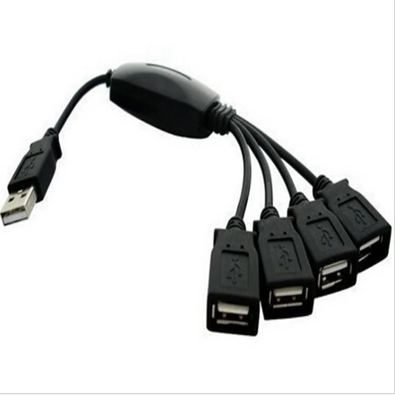 Высокоскоростной кабель 4 в 1 с портами USB 2 0 разветвитель мультиконцентратора