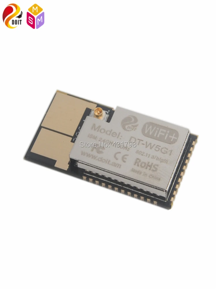 Doit AIoT SoC DT W5G1 5G wifi модуль 2 4g/5g двухчастотный с антенным интерфейсом Беспроводная