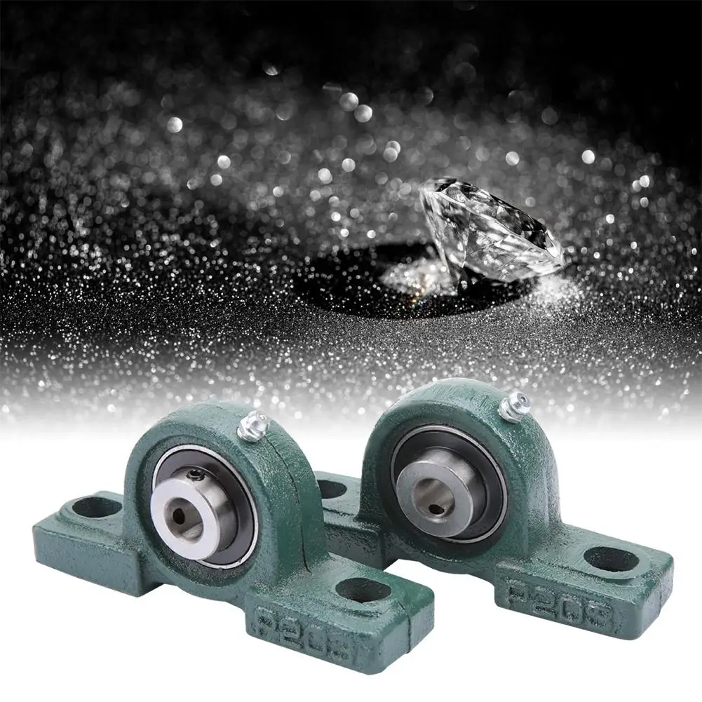 Опорный подшипник UCP204 с шариковым креплением диаметр отверстия 20 мм внешний 47 2