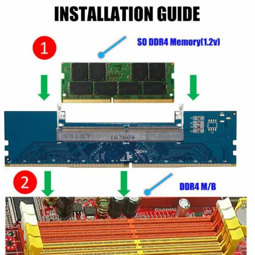 Ноутбук DDR3/4 RAM к настольному адаптеру тестер карты памяти SO DIMM