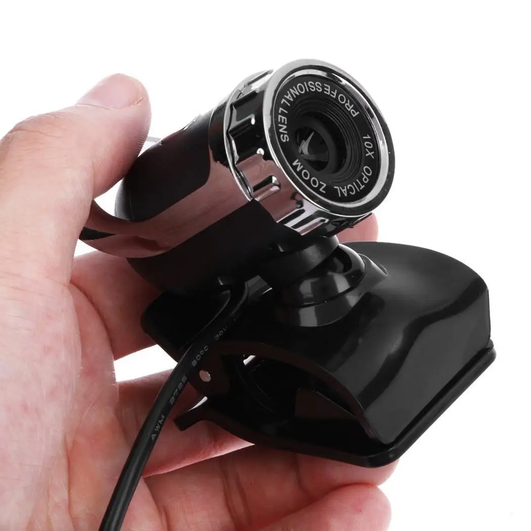 Webcam 360 Degrees Rotatable 12 Million 48dB Pixels HD Desktop Laptop Monitor 640x480 Computer 30fps Camera | Компьютеры и офис