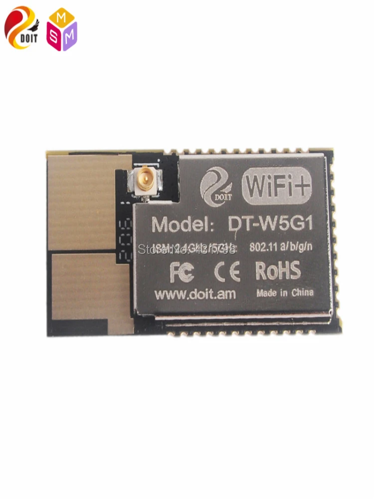 Doit AIoT SoC DT W5G1 5G wifi модуль 2 4g/5g двухчастотный с антенным интерфейсом Беспроводная