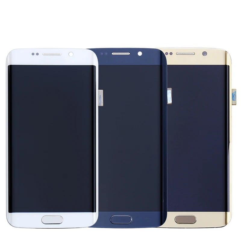 Remanbor для Samsung Galaxy S6 Edge g925a g925t G925F ЖК дисплей Дисплей и Сенсорный экран с рамкой