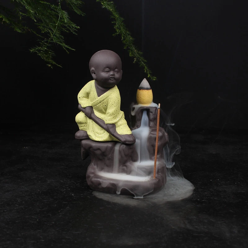 Буддистские благовония горелка дыма обратного потока керамика глазурь