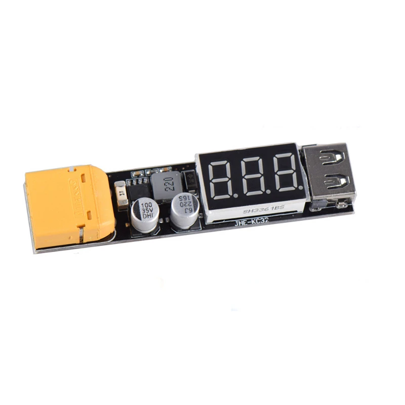 Новый jhemcu JHE KC32 2 6 S 7 V 30 5 DC XT60 USB понижающий модуль зарядки Поддержка QC3.0 Quick Charge