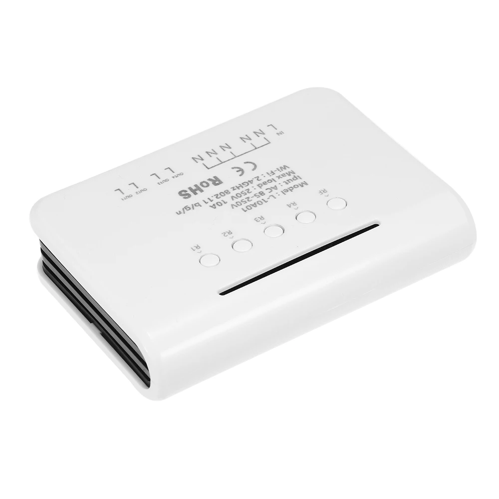 EWelink 4CH WIFI переключатель Модуль RF 433 МГц 4 банды беспроводной умный для Amazon Alexa Google